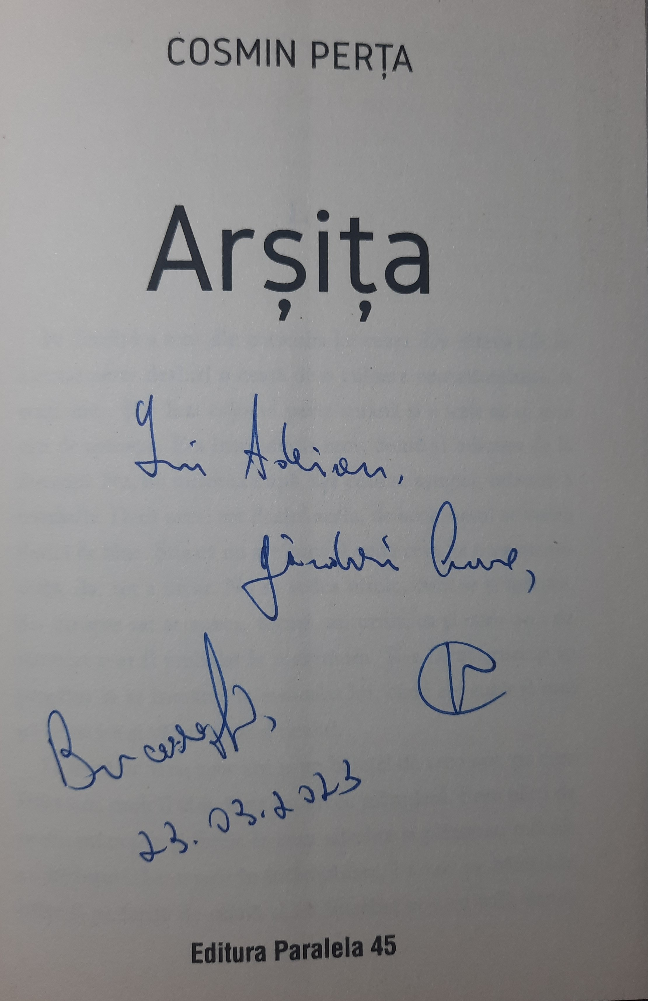 COSMIN PERȚA-ARȘIȚA