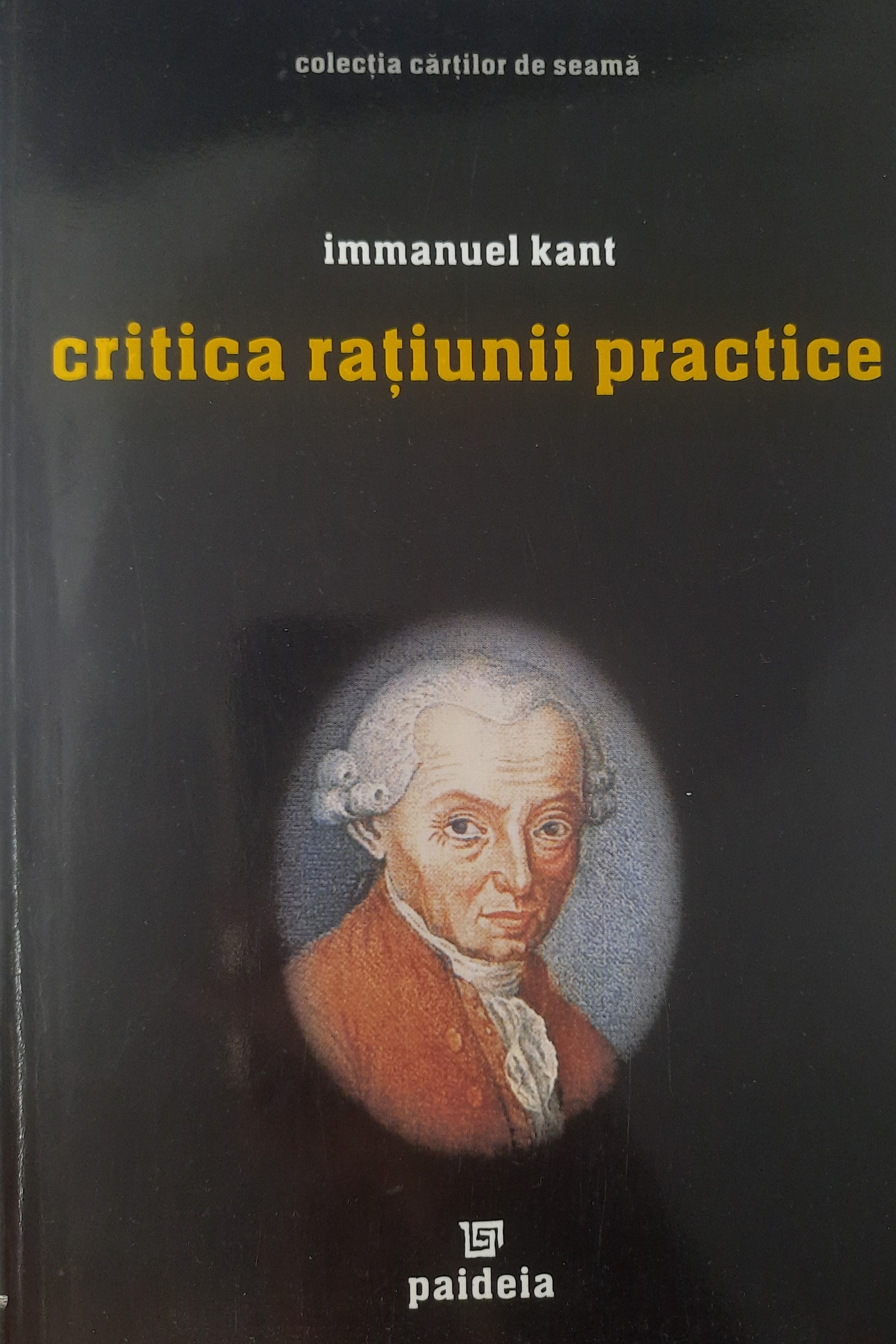 IMMANUEL KANT-CRITICA RAȚIUNII PRACTICE