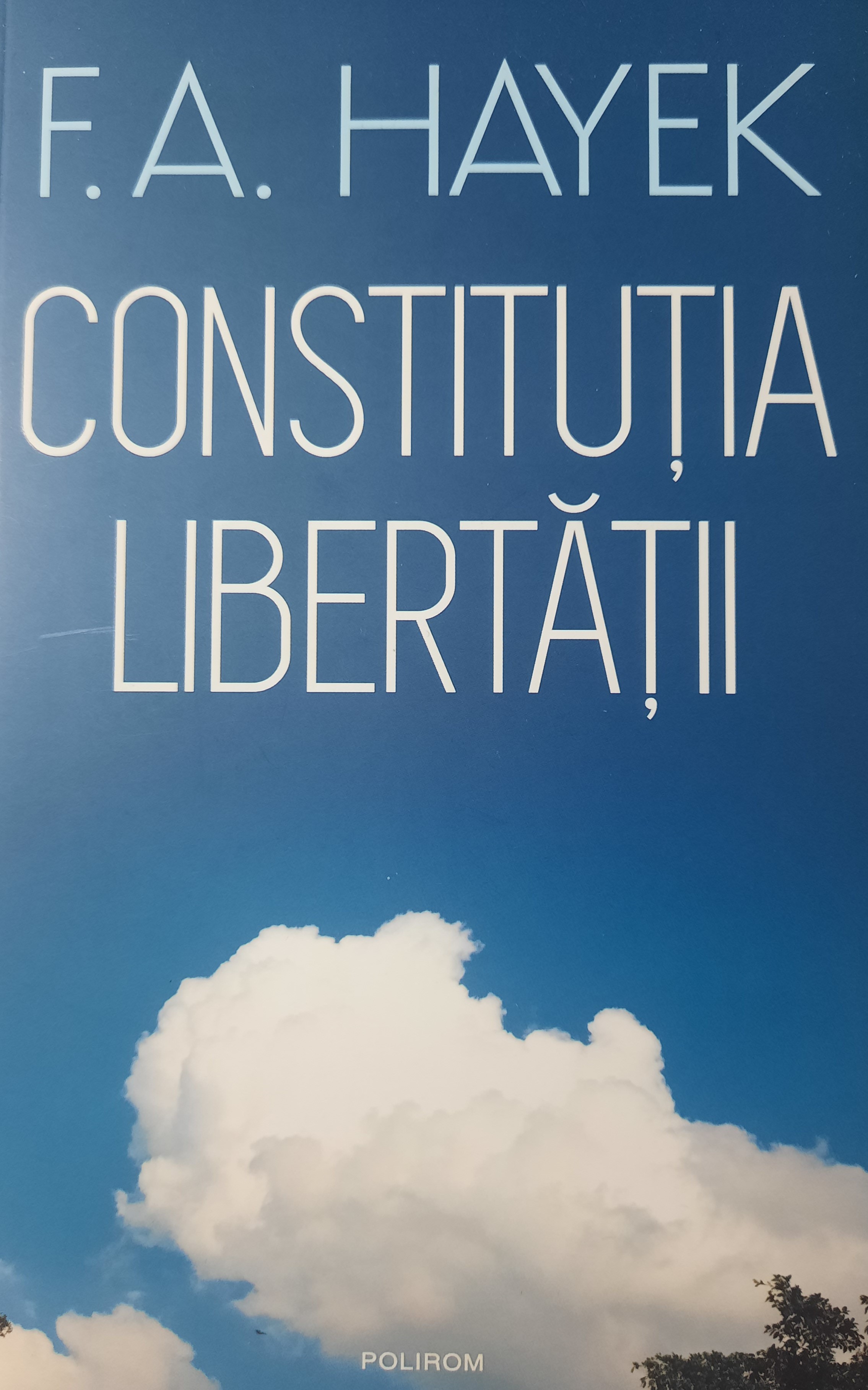 HAYEK-CONSTITUȚIA LIBERTĂȚII